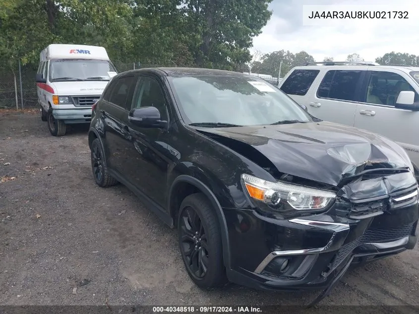 2019 Mitsubishi Outlander Sport 2.0 Le VIN: JA4AR3AU8KU021732 Lot: 40348518