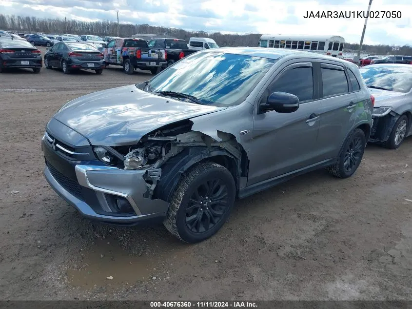 2019 Mitsubishi Outlander Sport 2.0 Le VIN: JA4AR3AU1KU027050 Lot: 40676360