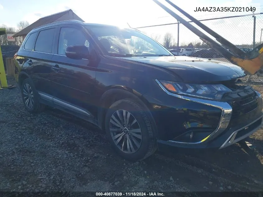 2019 Mitsubishi Outlander Sel VIN: JA4AZ3A35KZ021049 Lot: 40877039