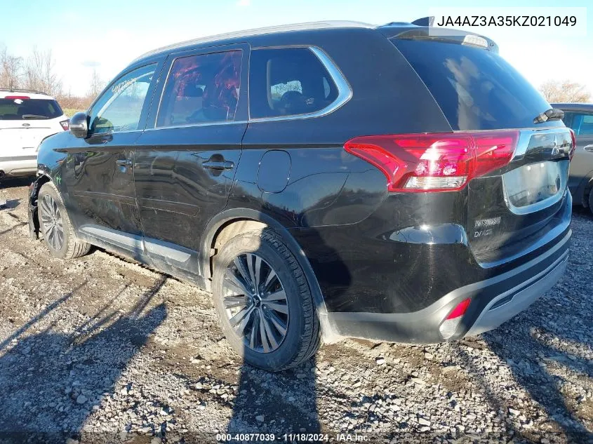 2019 Mitsubishi Outlander Sel VIN: JA4AZ3A35KZ021049 Lot: 40877039