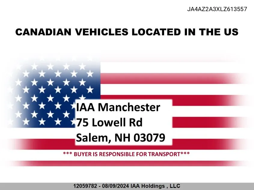 JA4AZ2A3XLZ613557 2020 Mitsubishi Outlander