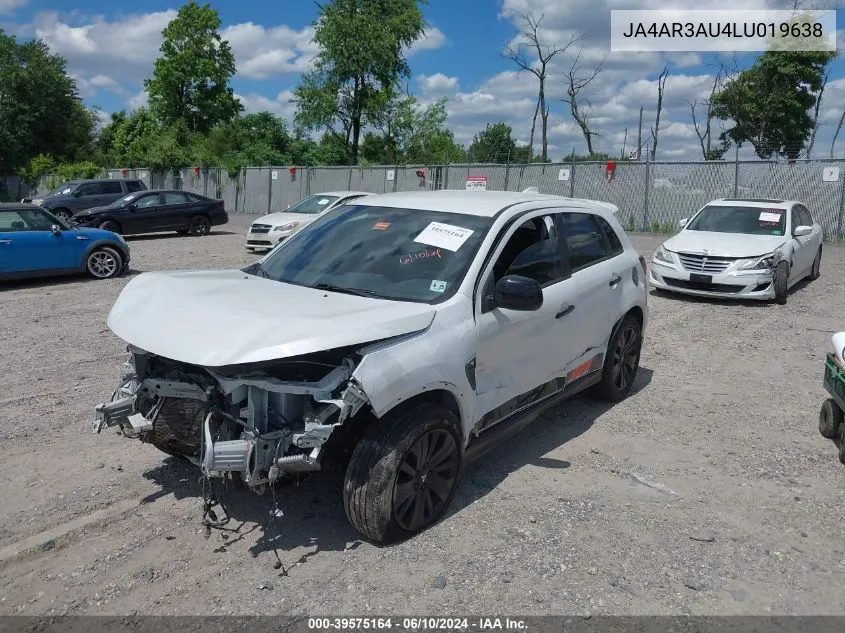 2020 Mitsubishi Outlander Sport 2.0 Be Awc VIN: JA4AR3AU4LU019638 Lot: 39575164