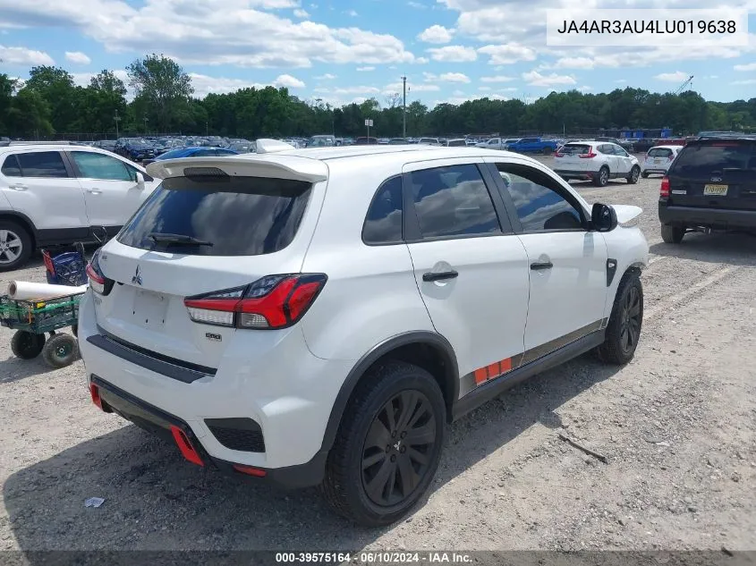 JA4AR3AU4LU019638 2020 Mitsubishi Outlander Sport 2.0 Be Awc