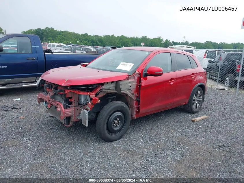 JA4AP4AU7LU006457 2020 Mitsubishi Outlander Sport 2.0 Se