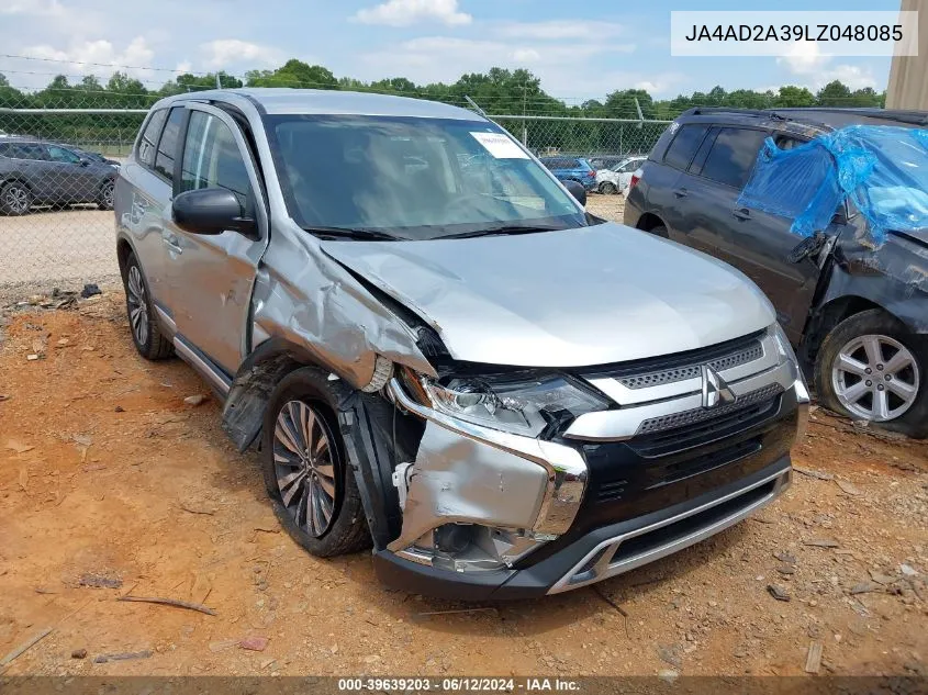 2020 Mitsubishi Outlander Es 2.4 VIN: JA4AD2A39LZ048085 Lot: 39639203