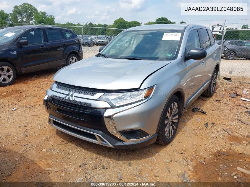 2020 Mitsubishi Outlander Es 2.4 VIN: JA4AD2A39LZ048085 Lot: 39639203