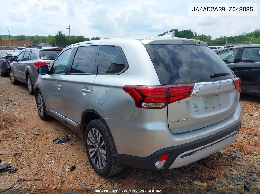 JA4AD2A39LZ048085 2020 Mitsubishi Outlander Es 2.4