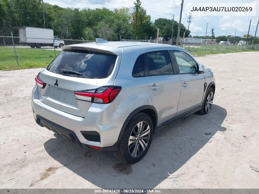 JA4AP3AU7LU020269 2020 Mitsubishi Outlander Sport 2.0 Es