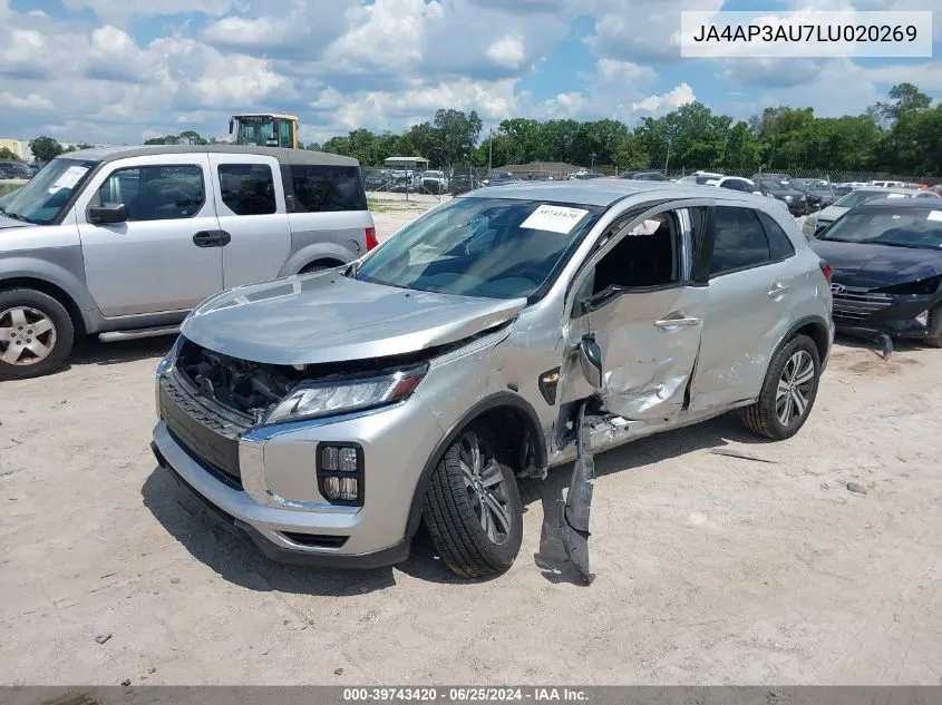 JA4AP3AU7LU020269 2020 Mitsubishi Outlander Sport 2.0 Es