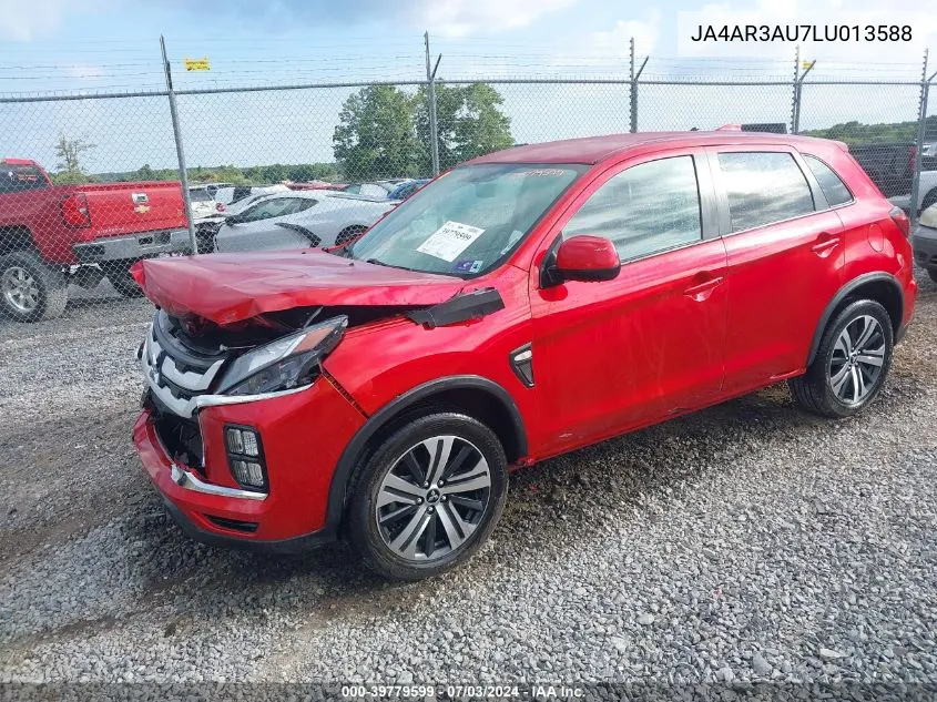 2020 Mitsubishi Outlander Sport 2.0 Es VIN: JA4AR3AU7LU013588 Lot: 39779599