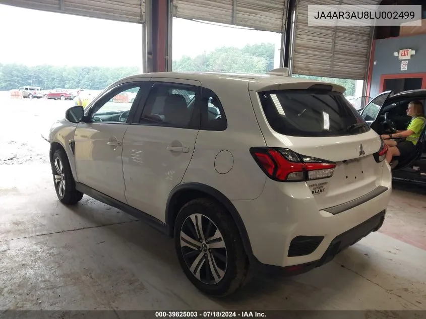 2020 Mitsubishi Outlander Sport 2.0 Se Awc VIN: JA4AR3AU8LU002499 Lot: 39825003