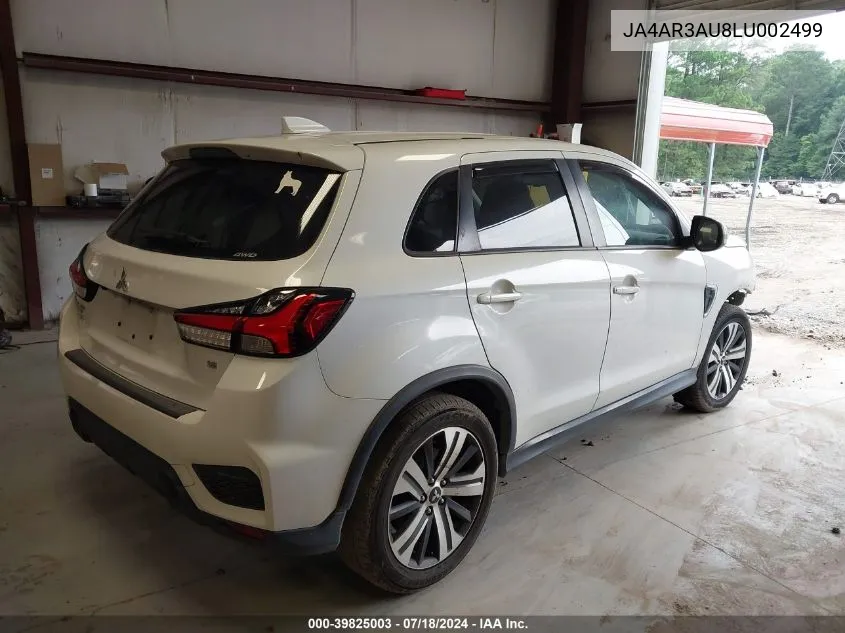 JA4AR3AU8LU002499 2020 Mitsubishi Outlander Sport 2.0 Se Awc