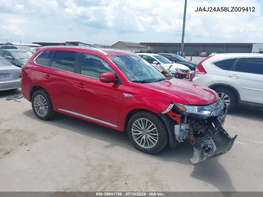 JA4J24A58LZ009412 2020 Mitsubishi Outlander Phev Sel S-Awc