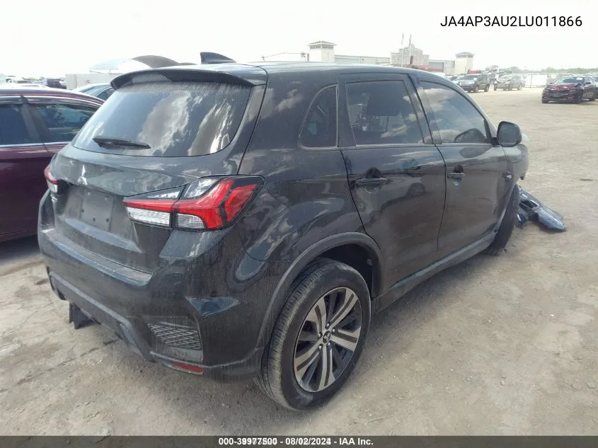 2020 Mitsubishi Outlander Sport 2.0 Es VIN: JA4AP3AU2LU011866 Lot: 39977500