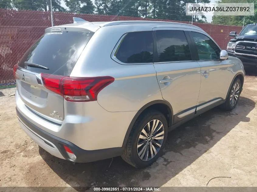 JA4AZ3A36LZ037892 2020 Mitsubishi Outlander Es 2.4 S-Awc/Le 2.4 S-Awc/Se 2.4 S-Awc/Sel 2.4 S-Awc/Sp 2.4 S-Awc