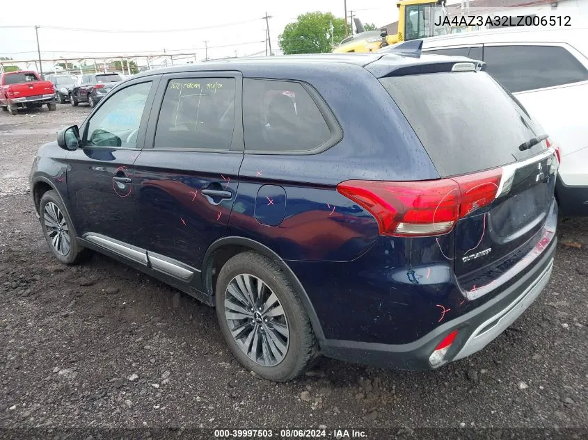 JA4AZ3A32LZ006512 2020 Mitsubishi Outlander Es 2.4 S-Awc