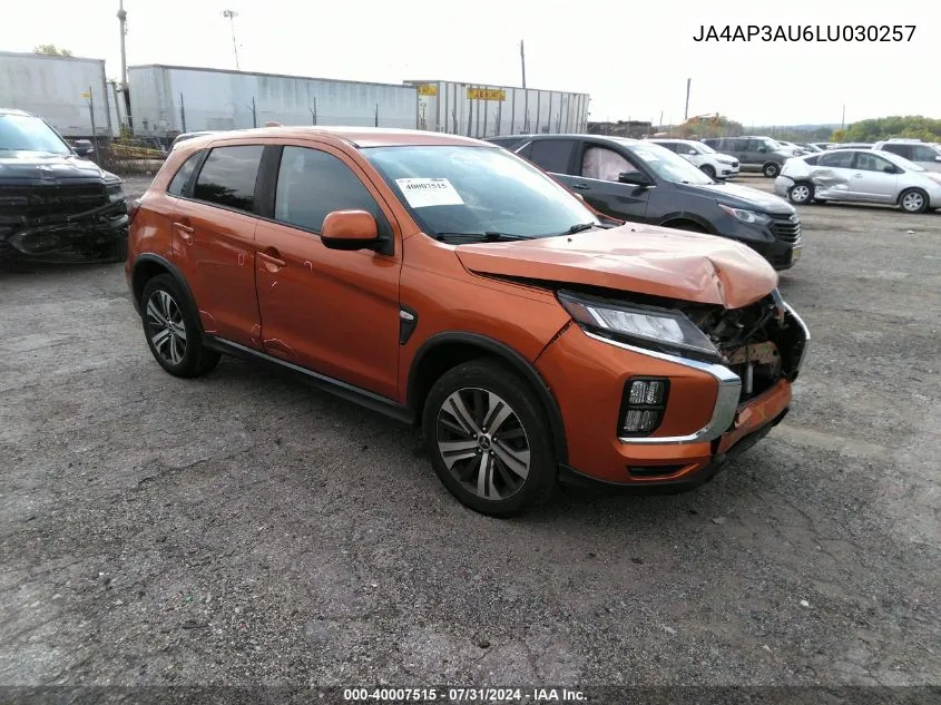 JA4AP3AU6LU030257 2020 Mitsubishi Outlander Sport 2.0 Es