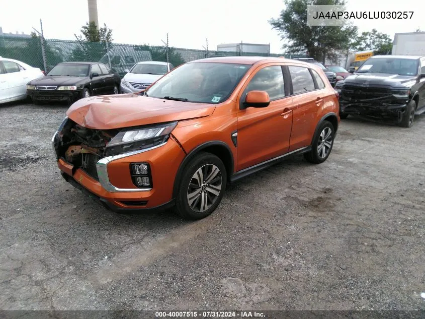 JA4AP3AU6LU030257 2020 Mitsubishi Outlander Sport 2.0 Es