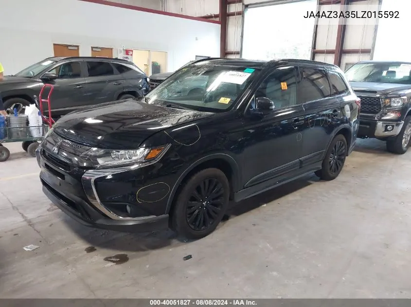 2020 Mitsubishi Outlander Sp 2.4 S-Awc VIN: JA4AZ3A35LZ015592 Lot: 40051827