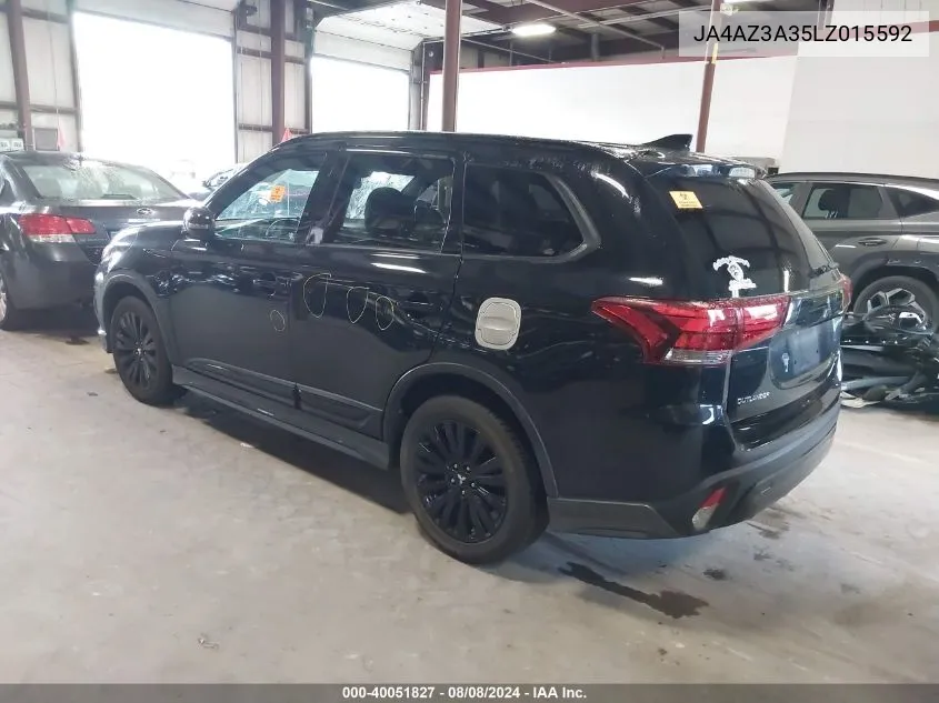 2020 Mitsubishi Outlander Sp 2.4 S-Awc VIN: JA4AZ3A35LZ015592 Lot: 40051827