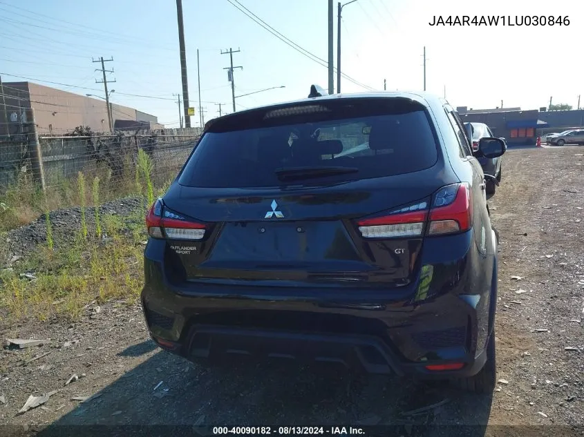 2020 Mitsubishi Outlander Sport Gt VIN: JA4AR4AW1LU030846 Lot: 40090182