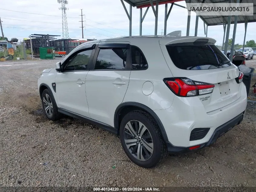 JA4AP3AU9LU004316 2020 Mitsubishi Outlander Sport 2.0 Es