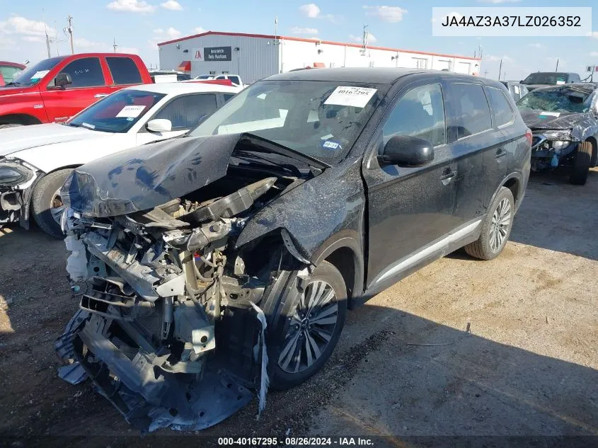 JA4AZ3A37LZ026352 2020 Mitsubishi Outlander Es 2.4 S-Awc