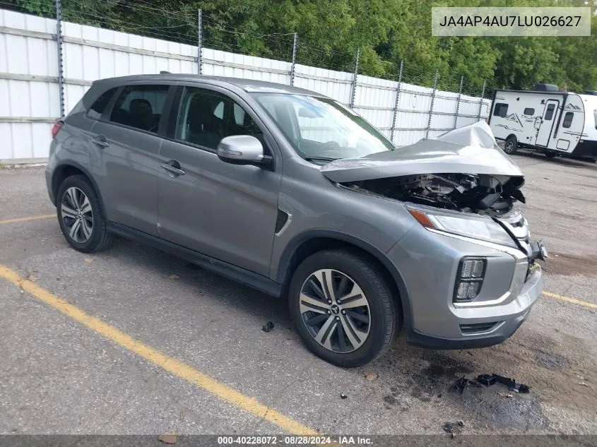 2020 Mitsubishi Outlander Sport 2.0 Se VIN: JA4AP4AU7LU026627 Lot: 40228072