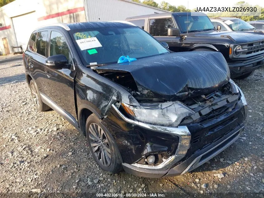 JA4AZ3A3XLZ026930 2020 Mitsubishi Outlander Sel 2.4 S-Awc