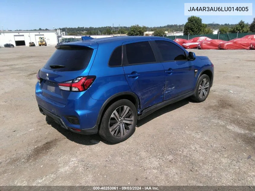 JA4AR3AU6LU014005 2020 Mitsubishi Outlander Sport 2.0 Es Awc