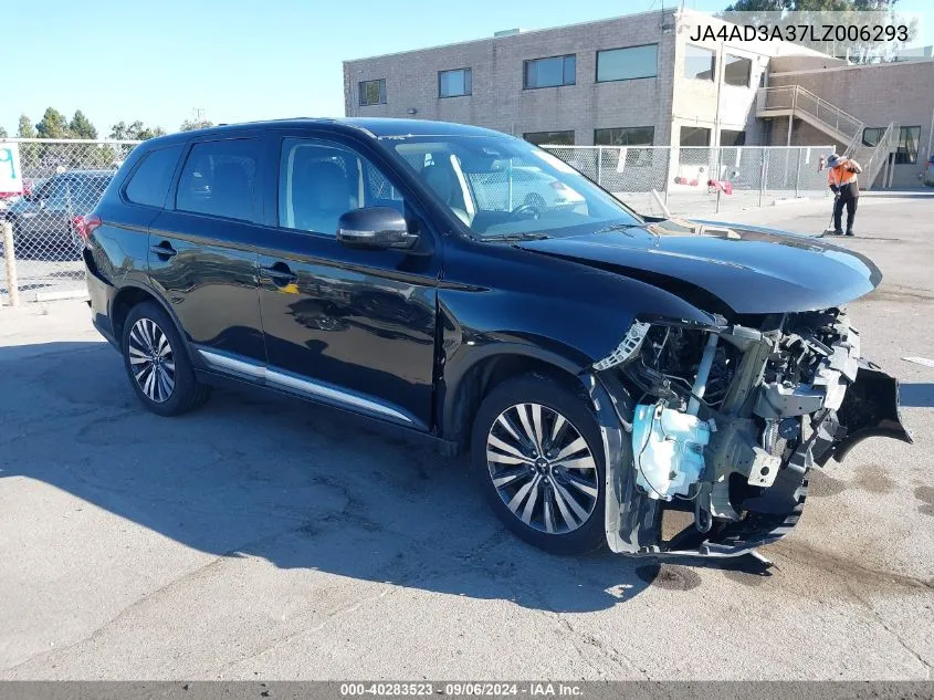 2020 Mitsubishi Outlander Se 2.4 VIN: JA4AD3A37LZ006293 Lot: 40283523