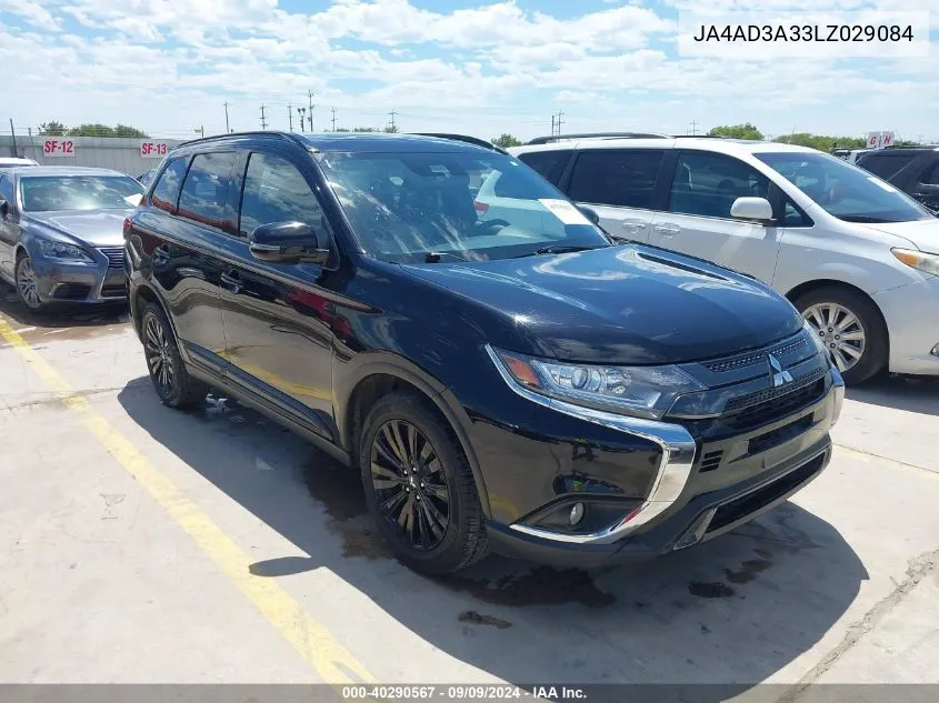 2020 Mitsubishi Outlander Le 2.4/Se 2.4/Sel 2.4/Sp 2.4 VIN: JA4AD3A33LZ029084 Lot: 40290567