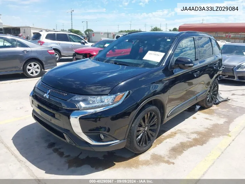 JA4AD3A33LZ029084 2020 Mitsubishi Outlander Le 2.4/Se 2.4/Sel 2.4/Sp 2.4