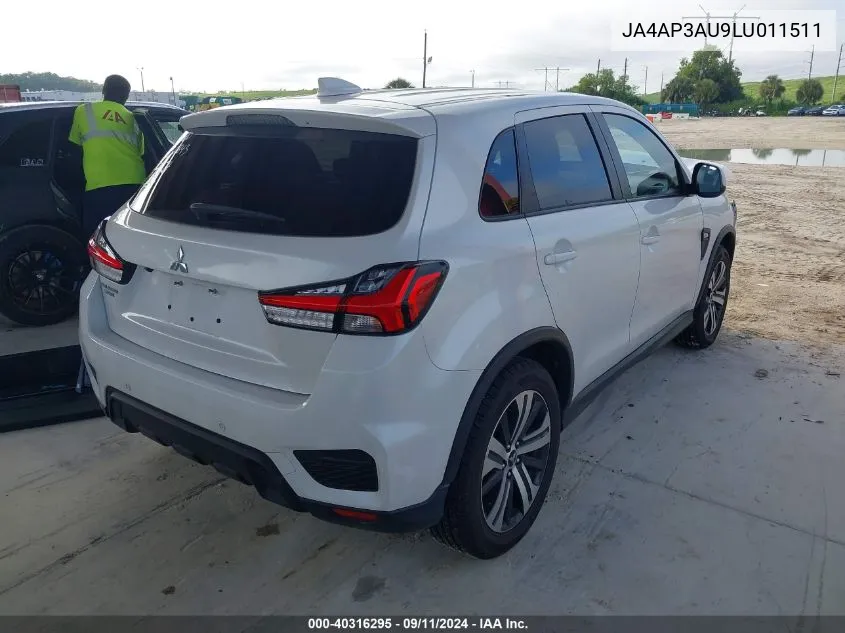 JA4AP3AU9LU011511 2020 Mitsubishi Outlander Sport Es/Sp