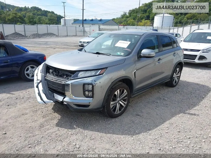 2020 Mitsubishi Outlander Sport 2.0 Be Awc/2.0 Es Awc/2.0 Se Awc/2.0 Sp Awc VIN: JA4AR3AU3LU023700 Lot: 40320325