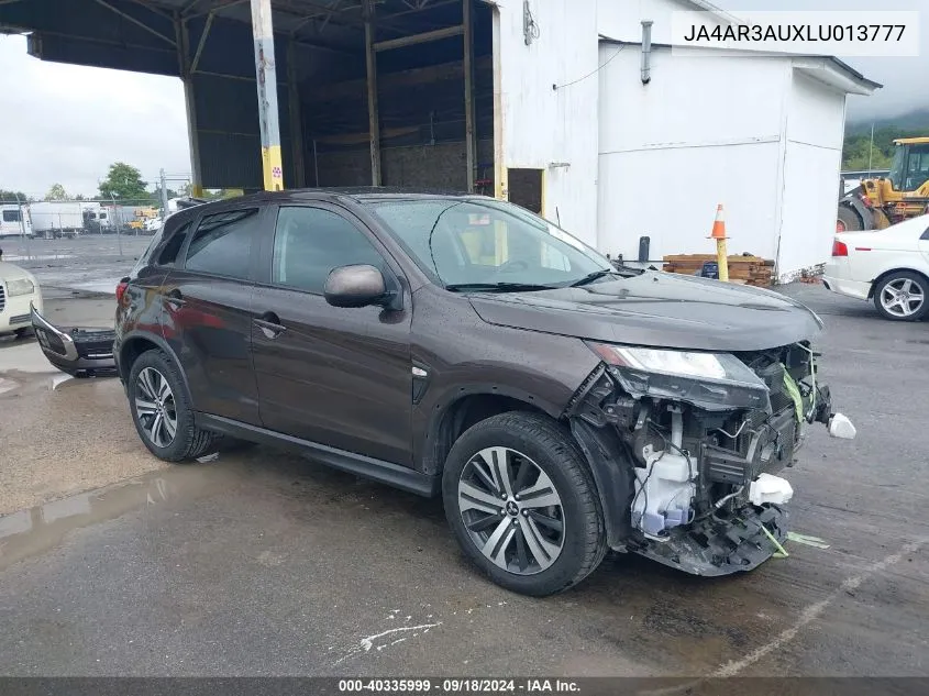 2020 Mitsubishi Outlander Sport 2.0 Es Awc VIN: JA4AR3AUXLU013777 Lot: 40335999