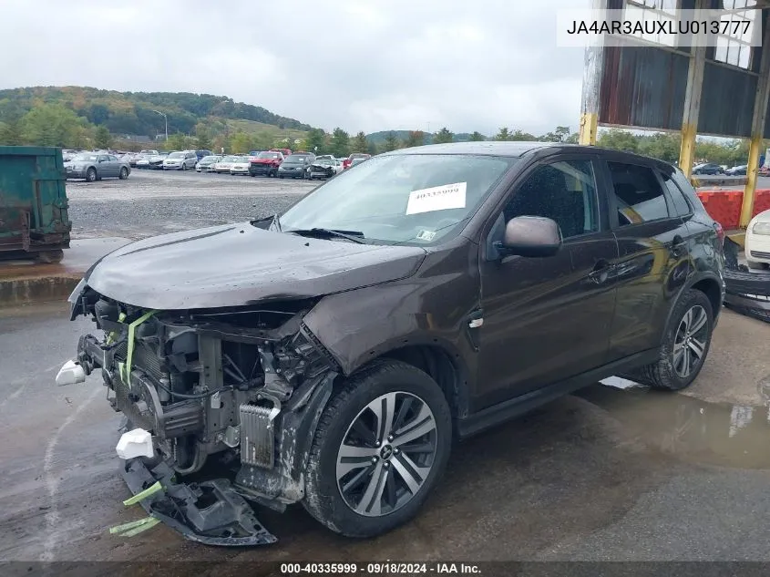 2020 Mitsubishi Outlander Sport 2.0 Es Awc VIN: JA4AR3AUXLU013777 Lot: 40335999