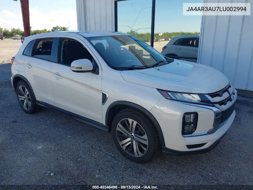 2020 Mitsubishi Outlander Sport 2.0 Se Awc VIN: JA4AR3AU7LU002994 Lot: 40346498