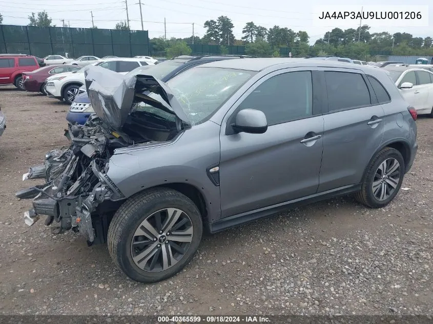 2020 Mitsubishi Outlander Sport 2.0 Be/2.0 Es/2.0 Sp VIN: JA4AP3AU9LU001206 Lot: 40365599