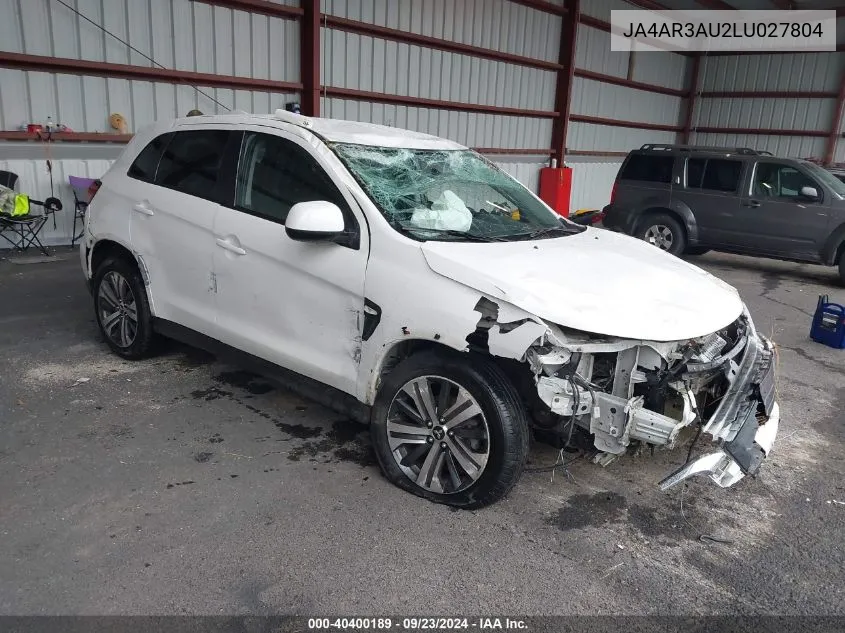 JA4AR3AU2LU027804 2020 Mitsubishi Outlander Sport 2.0 Es Awc