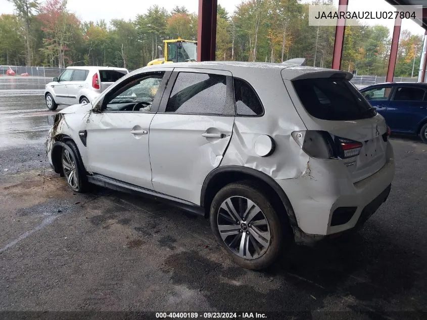 2020 Mitsubishi Outlander Sport 2.0 Es Awc VIN: JA4AR3AU2LU027804 Lot: 40400189