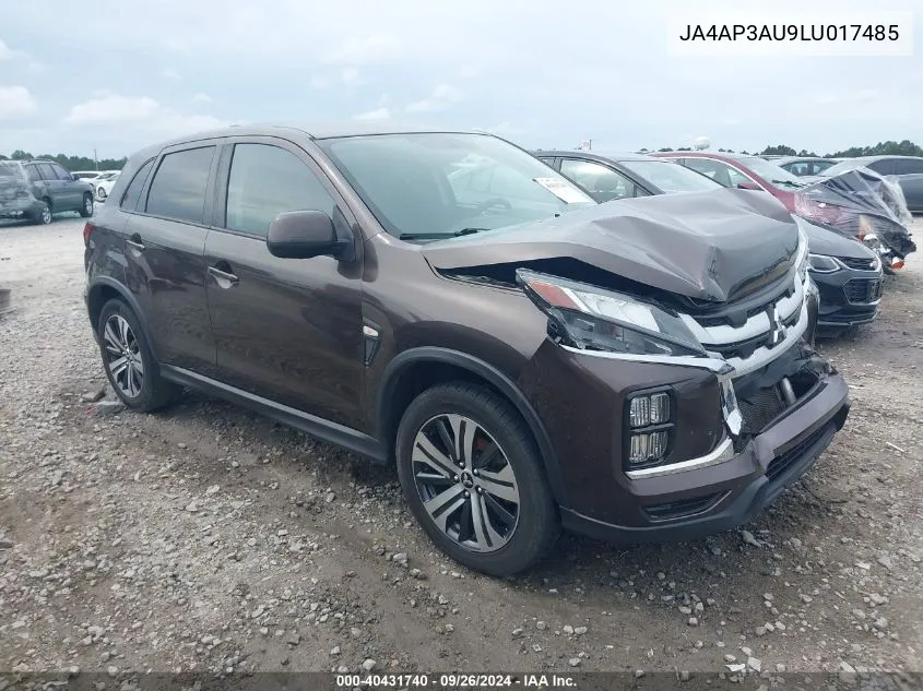 2020 Mitsubishi Outlander Sport 2.0 Es VIN: JA4AP3AU9LU017485 Lot: 40431740