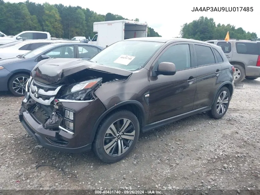 2020 Mitsubishi Outlander Sport 2.0 Es VIN: JA4AP3AU9LU017485 Lot: 40431740