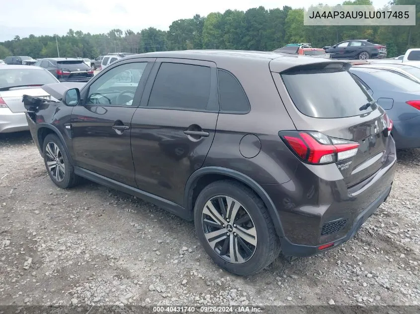 JA4AP3AU9LU017485 2020 Mitsubishi Outlander Sport 2.0 Es