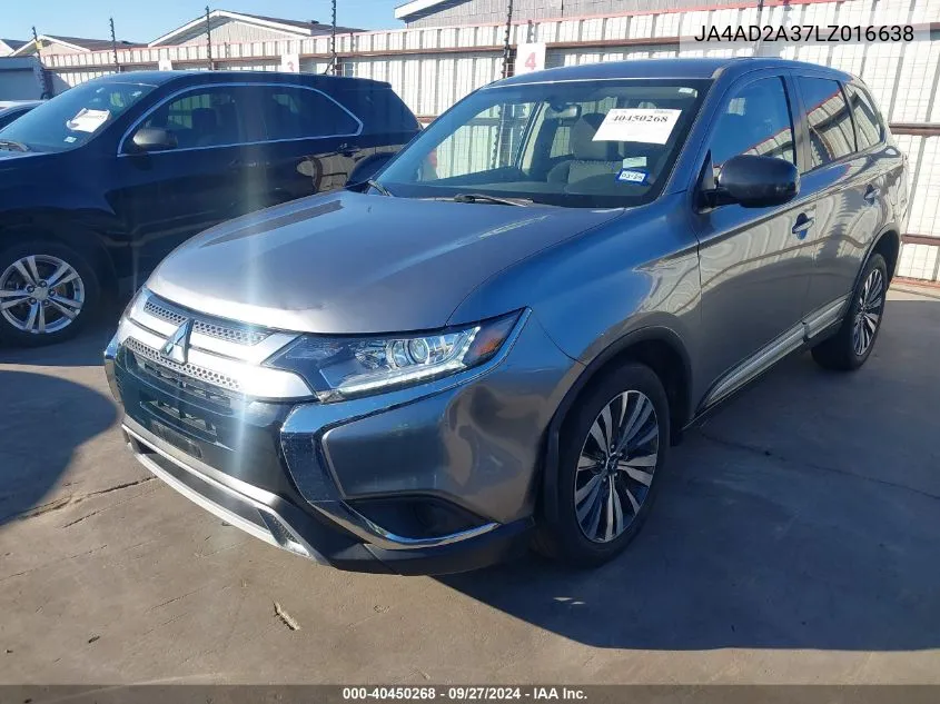 2020 Mitsubishi Outlander Es 2.4 VIN: JA4AD2A37LZ016638 Lot: 40450268