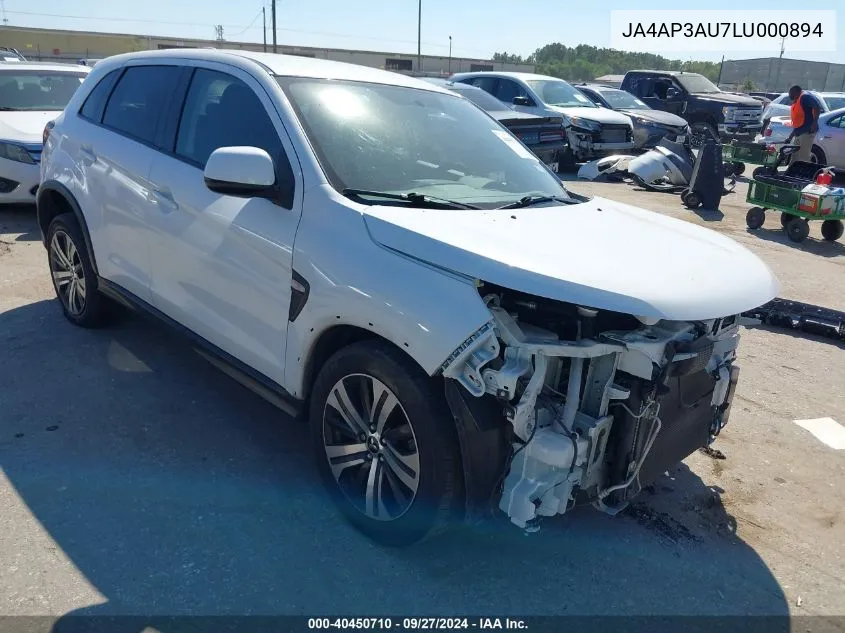 2020 Mitsubishi Outlander Sport 2.0 Es VIN: JA4AP3AU7LU000894 Lot: 40450710