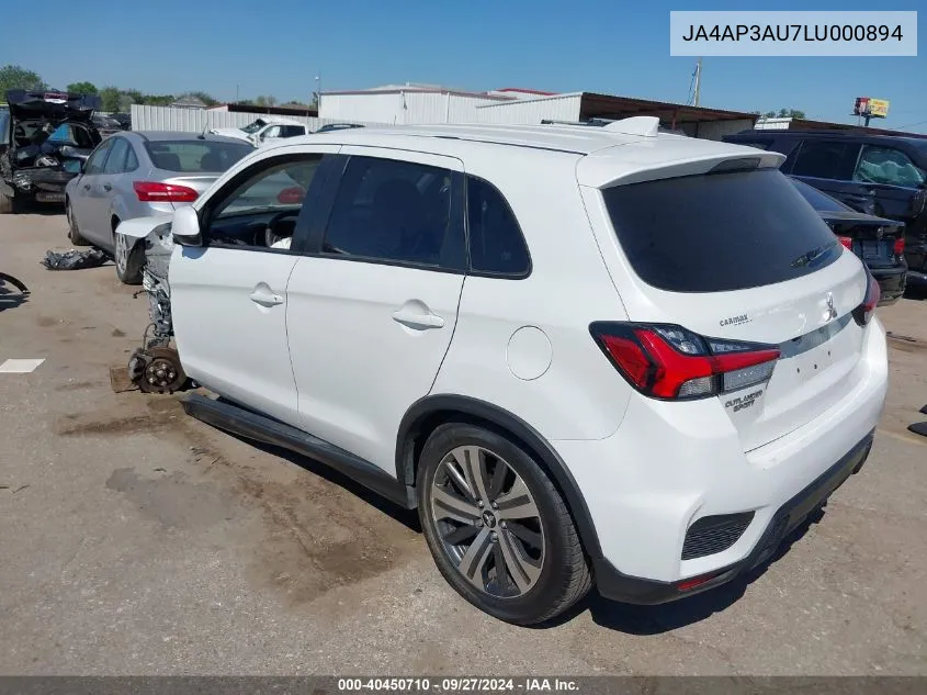 JA4AP3AU7LU000894 2020 Mitsubishi Outlander Sport 2.0 Es