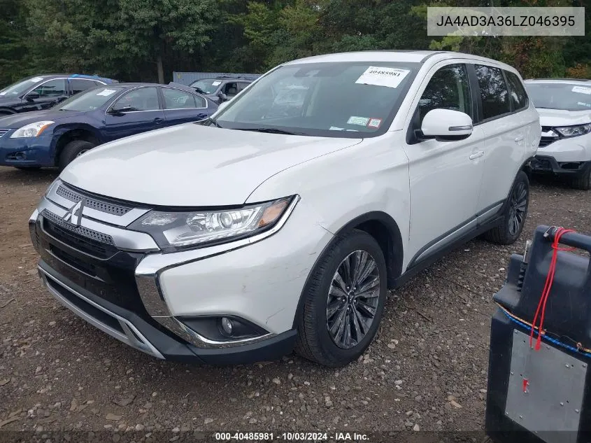 2020 Mitsubishi Outlander Se 2.4 VIN: JA4AD3A36LZ046395 Lot: 40485981