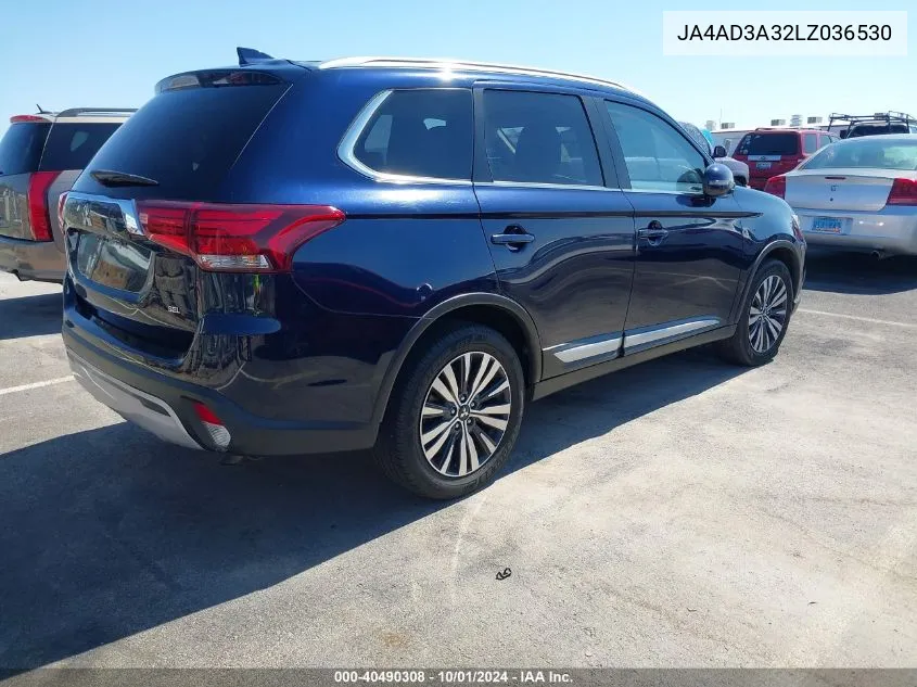 JA4AD3A32LZ036530 2020 Mitsubishi Outlander Le 2.4/Se 2.4/Sel 2.4/Sp 2.4