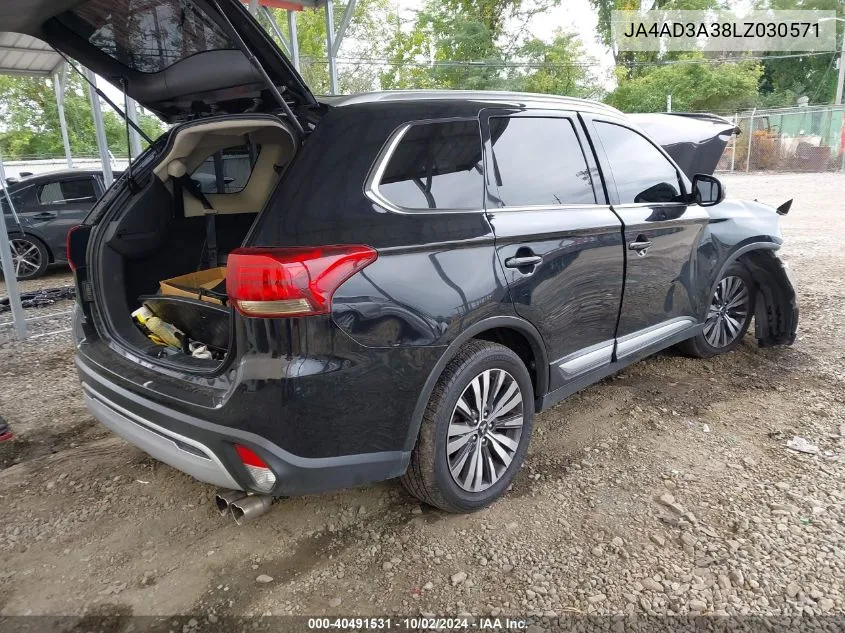 JA4AD3A38LZ030571 2020 Mitsubishi Outlander Le 2.4/Se 2.4/Sel 2.4/Sp 2.4